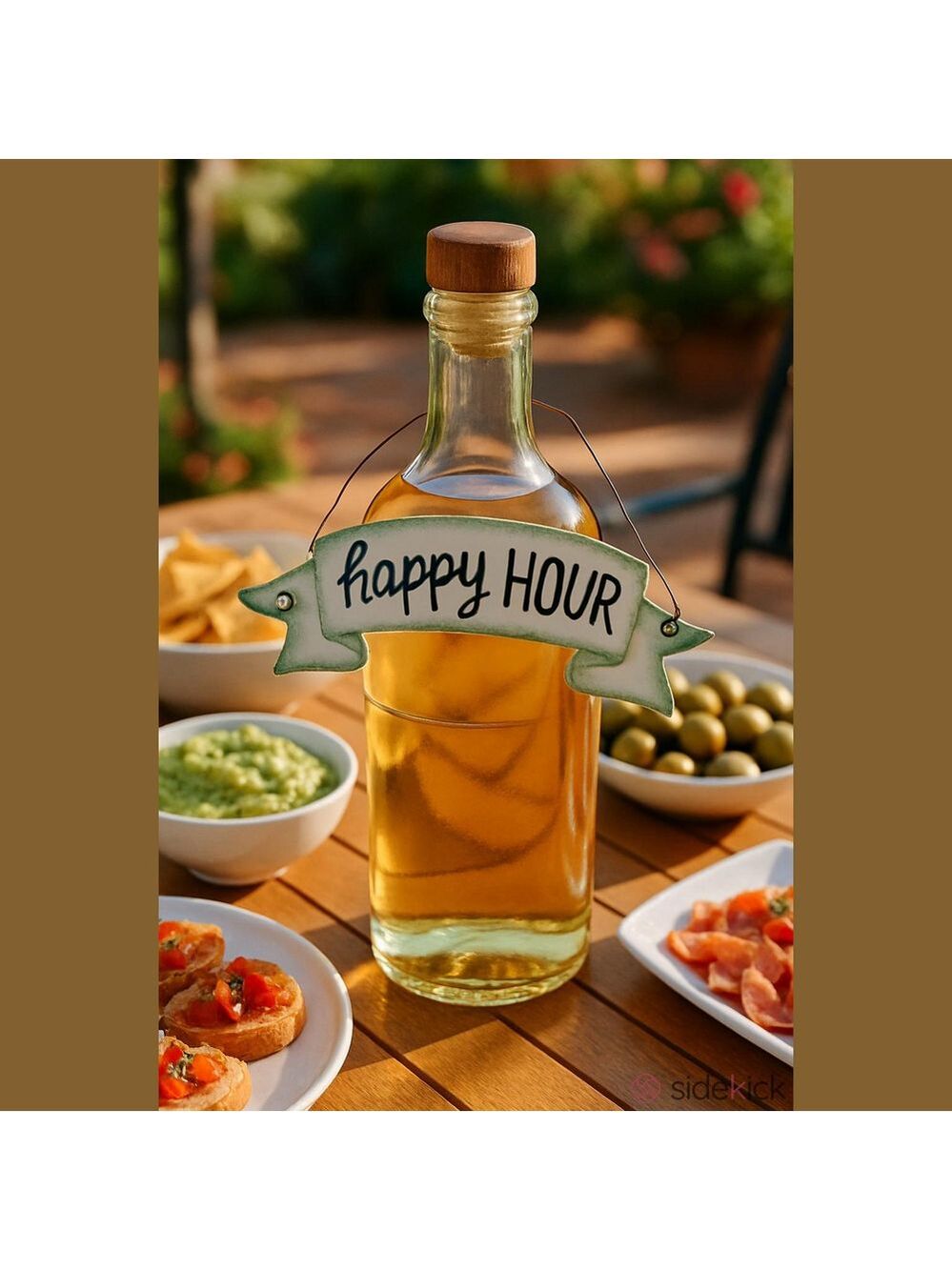 ($2) Happy Hour Bottle Tags - Happy Hour